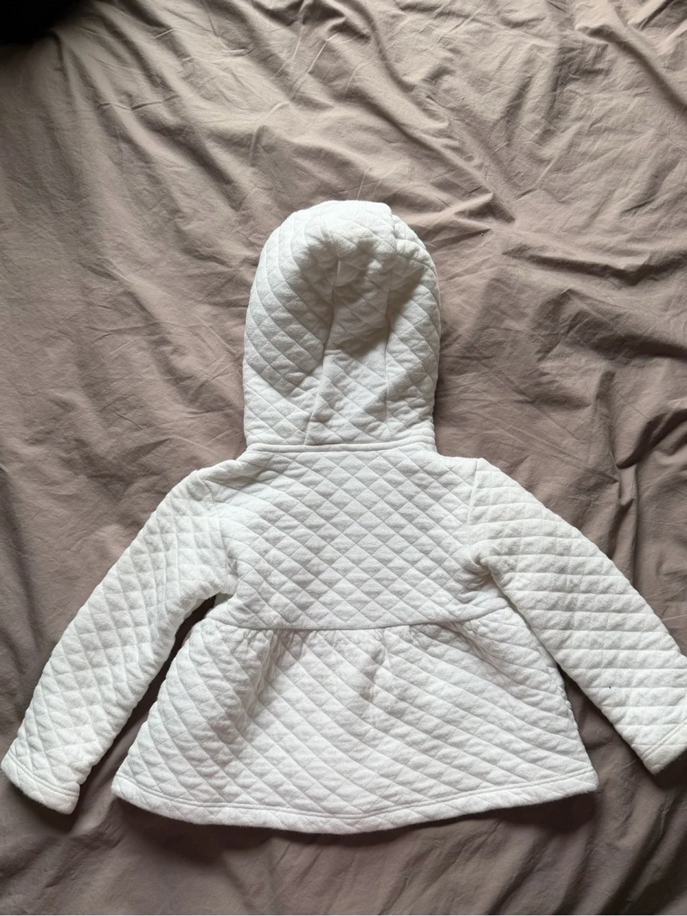 Carter’s Quilted Off White Baby Girl Coat Size 24M